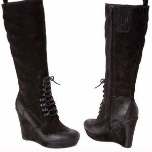 DIESEL Black Suede Dancing Queen Salsy Boots